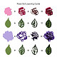 Globleland-troqueles de corte de rosas apiladas de metal DIY-WH0309-1079-2