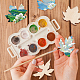 OLYCRAFT 99pcs Wooden Maple Leaf Cutouts Unfinished Blank Wooden Slices Maple Leaves Wood Pieces Wooden Cutout Ornaments for DIY Crafting Gift Tags Autumn Party Decorations DIY-WH0034-99-5