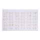 Boucles d'oreilles coeur et perles en coquillage blanc naturel PEAR-N020-05P-4
