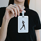 PH PandaHall Women's Softball Clear Stamps DIY-WH0618-0088-3