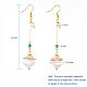 Boucles d'oreilles en perles d'imitation acrylique EJEW-JE03901-M-3