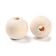 Des perles en bois naturel WOOD-R272-03-3