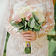 Set di gioielli con bouquet da sposa con perle finte super scoperte BJEW-FH0001-01B-6