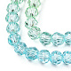 Chapelets de perles en verre transparente   GLAA-E036-07Y-4