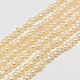 Grade AB Natural Cultured Freshwater Pearl Beads Strands PEAR-L003-02-2