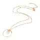 Teardrop Glass Beads Pendant Necklaces NJEW-JN03205-05-2