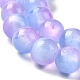 Brins de perles de sélénite naturelles G-P493-01N-3