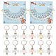 Candy Transparent Acrylic Pendant Stitch Markers HJEW-AB00323-1