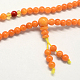 4-Loop Wrap Buddha Meditation Yellow Jade Beaded Bracelets BJEW-R040-6mm-03-2