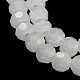 Supports de perles de verre imitation jade EGLA-A035-J4mm-D05-5
