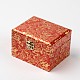 Rectángulo chinoiserie regalo embalaje cajas de joyas de madera OBOX-F002-18A-01-1
