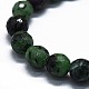 Natural Ruby in Zoisite Beads Strands G-G927-48-3