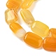 Нити бусин из натурального полосатого агата/полосатого дагата G-B137-B01-01L-3