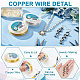 Alambre de cobre redondo para hacer joyas CWIR-BC0002-06-4