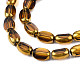 Chapelets de perles en verre électroplaqué EGLA-N008-015C-3
