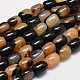 Dyed Natural Agate Column Bead Strands G-M258-08F-1