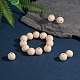 Perle di legno non finite naturali WOOD-S651-16mm-LF-4