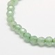 Natürlichen grünen Aventurin Perlen Stränge X-G-M037-4mm-01-1