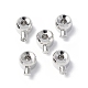 Зажимные бусины из латуни X-KK-P223-35P-4
