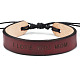 Bracelets réglables de cordon en cuir BJEW-P240-C01-1
