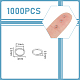 1000 шт. соединительные кольца из нержавеющей стали 304 STAS-UN0055-27-3