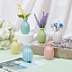 NBEADS 6 Pcs Mini Ceramic Flower Vase BOTT-NB0001-04-5