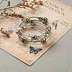 Five Loops Fashion Wrap Bracelets BJEW-JB05512-01-6