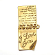 Ideas for Valentines Day Gifts for Him Zinc Alloy Love Note Pendants PALLOY-A15463-AG-FF-3