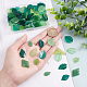 SUNNYCLUE 1 Box 80Pcs Leaves Charm Leaf Charms Bulk Glass Plant Bead Charm Green Leaf Charms for Jewelry Making Charm Spring Summer DIY Necklace Bracelets Earrings Keychain Supplies Adult Women Craft GLAA-SC0001-66-3