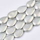 Shell Pearl Beads Strands X-SSHEL-R046-06B-1