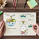 GLOBLELAND Oriental Style Clear Stamps Ramen Sushi Lucky Cat Silicone Clear Stamp Seals for Cards Making DIY Scrapbooking Photo Journal Album Decoration DIY-WH0167-56-748-2
