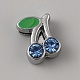 Legierung Rhinestone Diacharme&nbsp;FIND-WH0419-89D-1