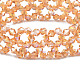 Bracelet extensible en perles de verre bling BJEW-N018-03-01-2