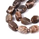 Natürliche sunstone Perlen Stränge&nbsp;G-N362-07A-05-4