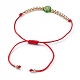 Verstellbare Nylonschnur geflochtenen Perlen Armbänder BJEW-JB05799-4