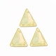 Effet moka forme triangle cousue sur strass GLAA-A024-06C-2