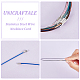 UNICRAFTALE 64pcs Stainless Steel Wire Necklace Cord Mixed Color Wire Necklace with Brass Screw Clasp Metal Material Wire Necklace Cord for Pendants Bracelet Necklace and Jewelry Making 44.45cmx1mm TWIR-UN0001-01-5