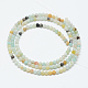 Brins de perles d'amazonite de fleurs naturelles X-G-R172-2mm-17-2