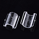 Transparent AS Plastic Base Buckle Hair Findings FIND-T064-005B-3