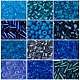 12 Stil Glas Rocailles & Stiftperlen&nbsp;SEED-PA0001-14A-8