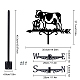 Veleta de vaca superdant AJEW-WH0265-015-2