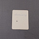 Boucle d'oreille affiche cartes X-CDIS-R010-1