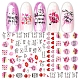 Pegatinas de arte de uñas de san valentín MRMJ-Q080-F628-1