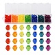 315Pcs 7 Colors Transparent Acrylic Beads TACR-YW0001-77-1