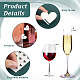 Etichette per bicchieri da vino in carta bianca olycraft CDIS-OC0001-07A-4