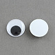 Wiggle bianco e nero occhi finti cabochons artigianato scrapbooking accessori fai da te giocattolo X-KY-S002-18mm-1