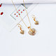 Trendy Women's Dangle Earrings and Pendant Necklaces Jewerly Sets SJEW-L192-23-2