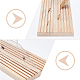 Rack di stoccaggio per righello per trapuntatura in legno a 10 slot personalizzato RDIS-WH0011-21A-4