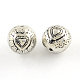 Perles rondes en alliage de style tibétain TIBEB-Q060-097-FF-1