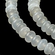 Natürlichen weißen Mondstein Perlen Stränge G-A092-F02-02-3